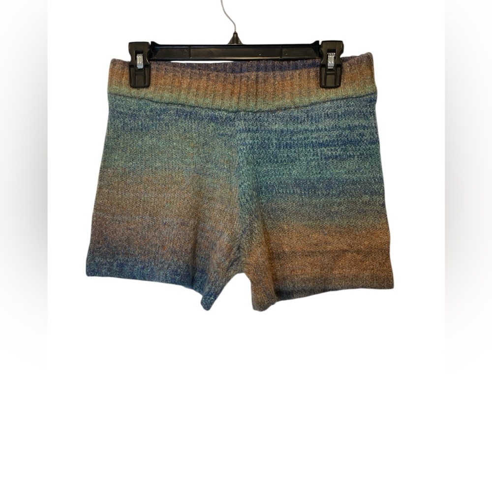 L*Space Zoe Short in Blue Multicolor Gradient Knit Women's Shorts size S